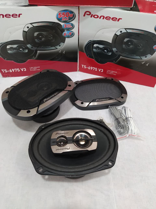 اسپیکر خودرو پایونیر6975v3 ویتنامی بسته دوعددی( اکبند ) 550 واتی pioneer 6975v3
