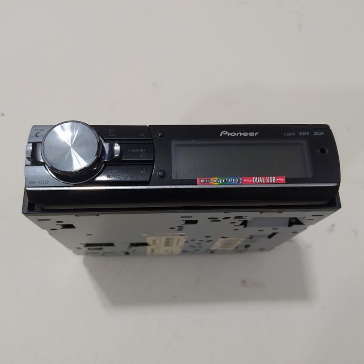 ضبط حرفه ای پایونیر مدل Pioneer DEH-7450SD شش خروجه 4.5 ولتی مولتی کالر