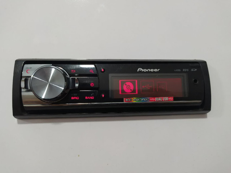 ضبط حرفه ای پایونیر مدل Pioneer DEH-7450SD شش خروجه 4.5 ولتی مولتی کالر