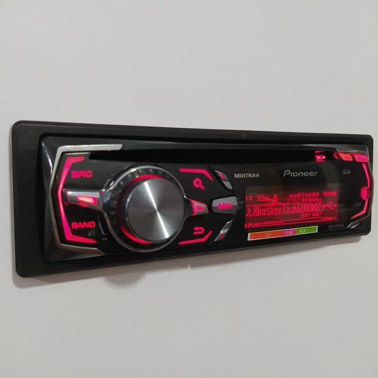 ضبط پایونیر مدل Pioneer DEH-x7550SD شش خروجه مولتی کالر