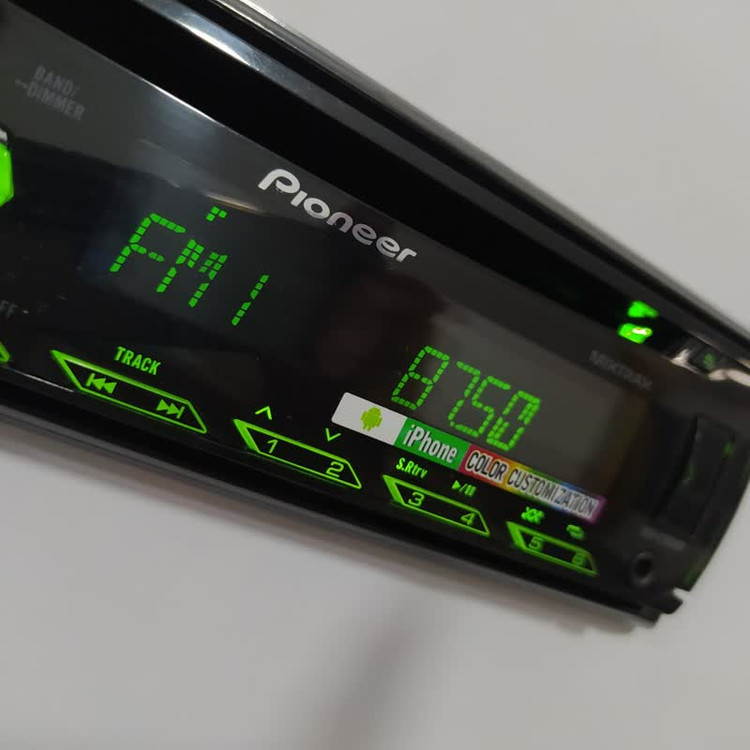 ضبط پایونیر Pioneer DEH-X2950UI چهارخروجه مولتی کالر