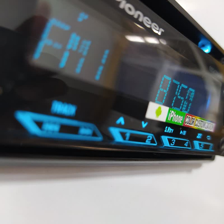 ضبط پایونیر Pioneer DEH-X2950UI چهارخروجه مولتی کالر