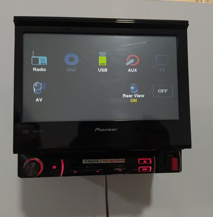پخش ایندش پایونیر AVH-3550DVD شش خروجه تصویری