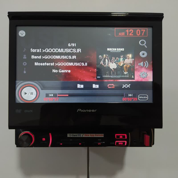 پخش ایندش پایونیر AVH-3550DVD شش خروجه تصویری