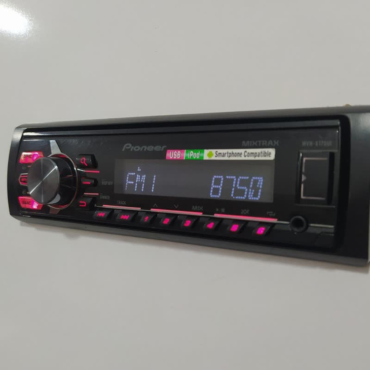 ضبط بلوتوث دار پایونیر مدل MVH-X175UI دو خروجی امپلی فایر