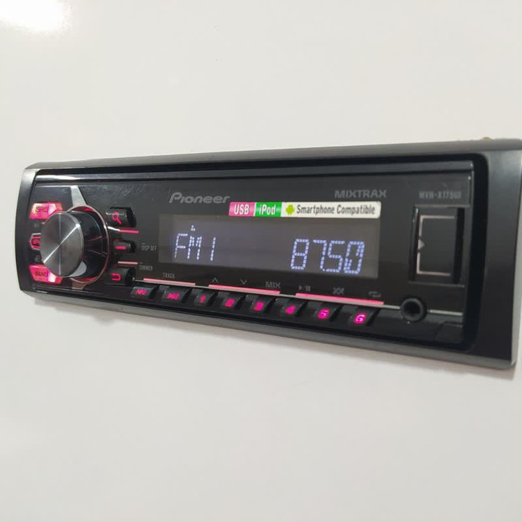 ضبط بلوتوث دار پایونیر مدل MVH-X175UI دو خروجی امپلی فایر