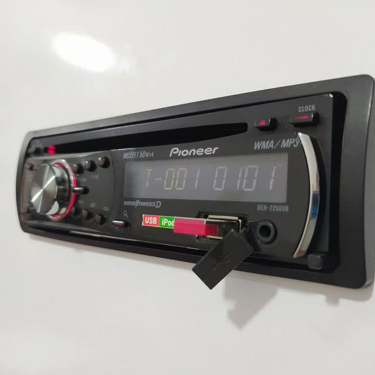 ضبط بلوتوث دار پایونیر مدل DEH-X2250UB دو خروجی امپلی فایر