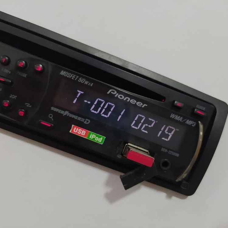ضبط بلوتوث دار پایونیر مدل DEH-X2250UB دو خروجی امپلی فایر