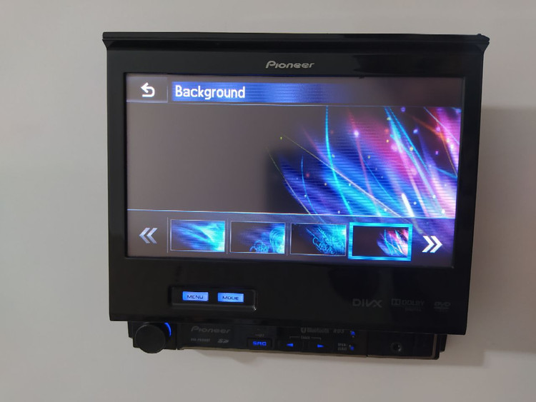پخش ایندش پایونیر AVH-p6350bt شش خروجه تصویری