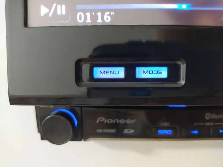 پخش ایندش پایونیر AVH-p6350bt شش خروجه تصویری