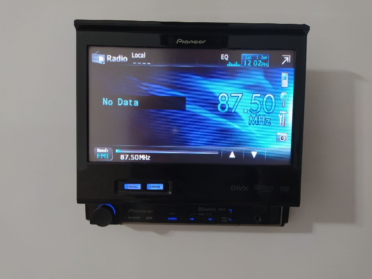 پخش ایندش پایونیر AVH-p6350bt شش خروجه تصویری