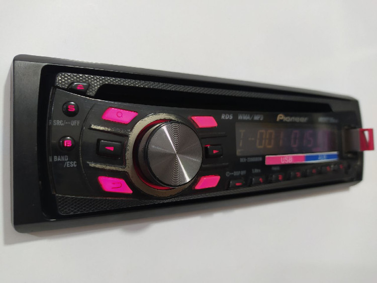 ضبط پایونیر مدل DEH-X2350 دو خروجی امپلی فایر