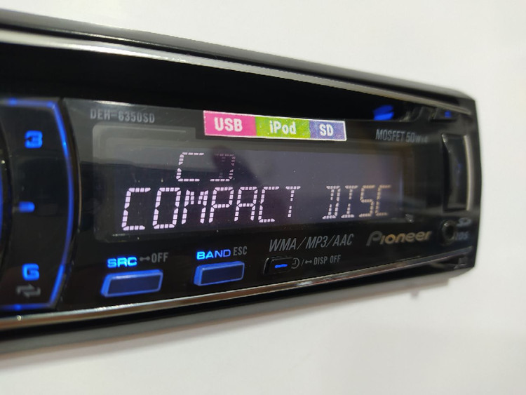 ضبط پایونیر مدل DEH-6350SD شش خروجه