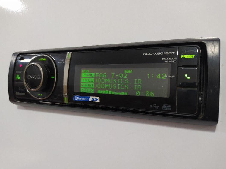 ضبط حرفه ای کنوود Kenwood X8019BTL شش خروجه بلوتوث دار ۴ ولتی