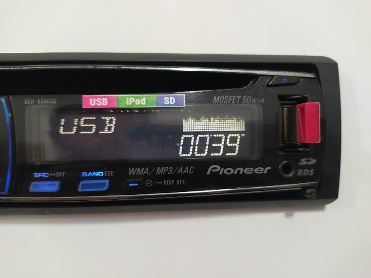 ضبط پایونیر مدل DEH-6350SD شش خروجه