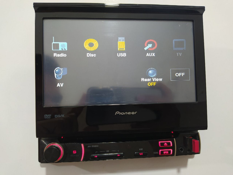پخش ایندش پایونیر AVH-3550DVD شش خروجه تصویری