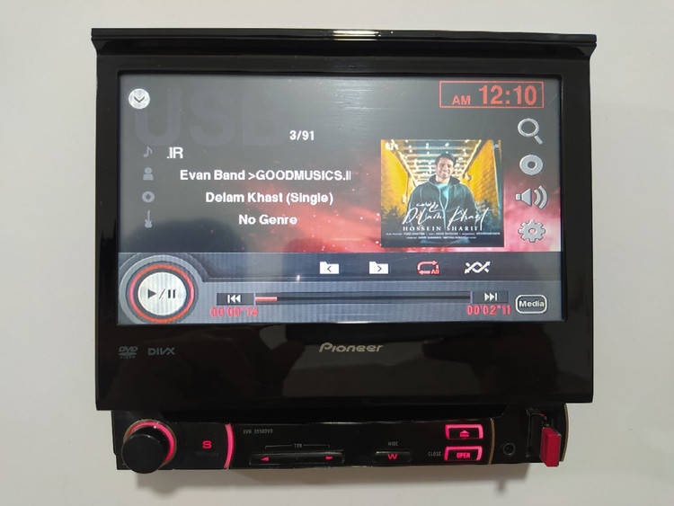 پخش ایندش پایونیر AVH-3550DVD شش خروجه تصویری