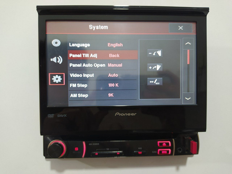 پخش ایندش پایونیر AVH-3550DVD شش خروجه تصویری