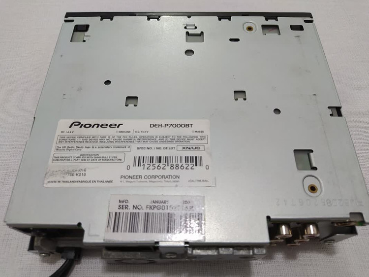 ضبط حرفه ای بلوتوث دار پایونیر مدل DEH_P7000BT شش خروجه سفارش اروپا
