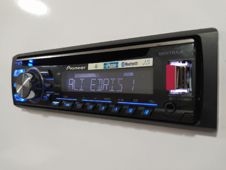 ضبط بلوتوث دار پایونیر مدل Pioneer DEH-S4750BT چهار خروجه
