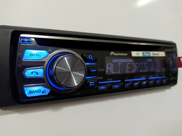 ضبط بلوتوث دار پایونیر مدل Pioneer DEH-S4750BT چهار خروجه