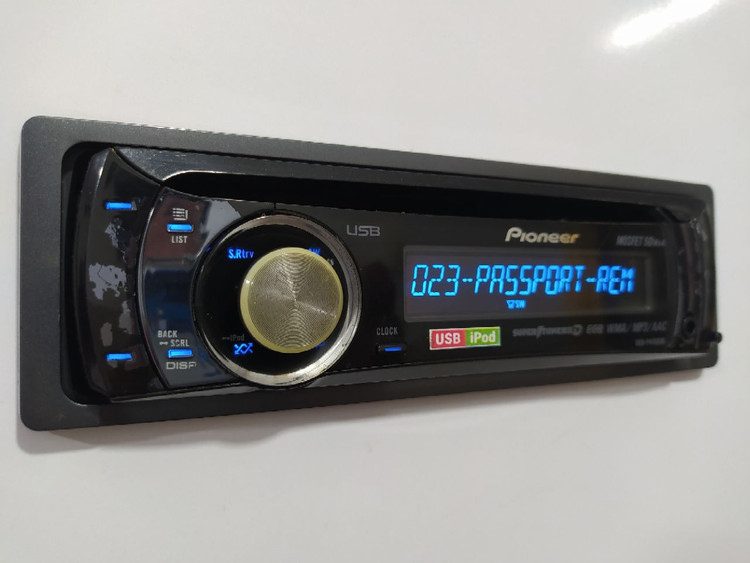 ضبط حرفه ای پایونیر مدل DEH-P4150UB شش خروجه ۴ ولتی