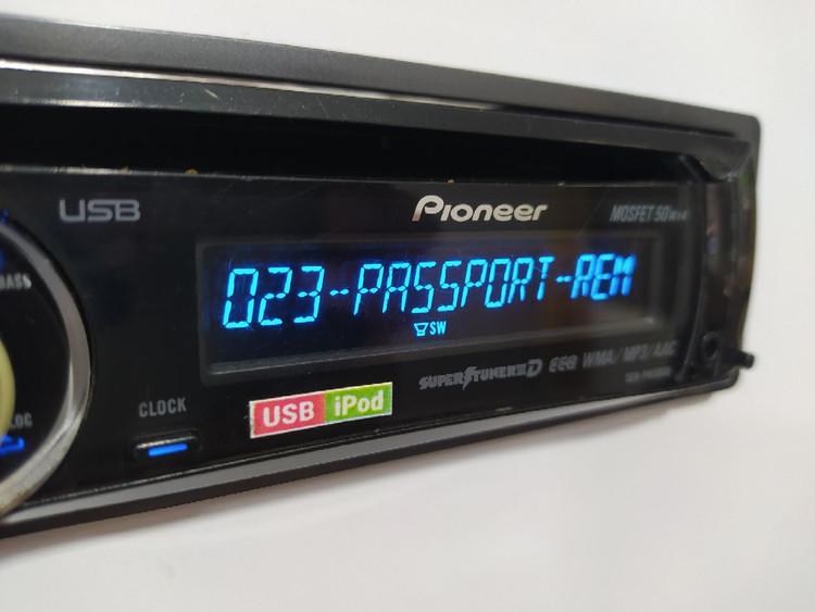 ضبط حرفه ای پایونیر مدل DEH-P4150UB شش خروجه ۴ ولتی