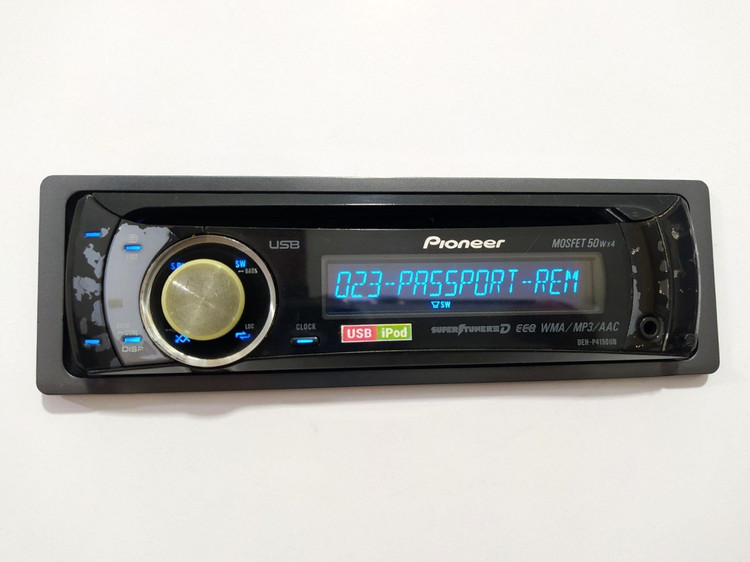 ضبط حرفه ای پایونیر مدل DEH-P4150UB شش خروجه ۴ ولتی
