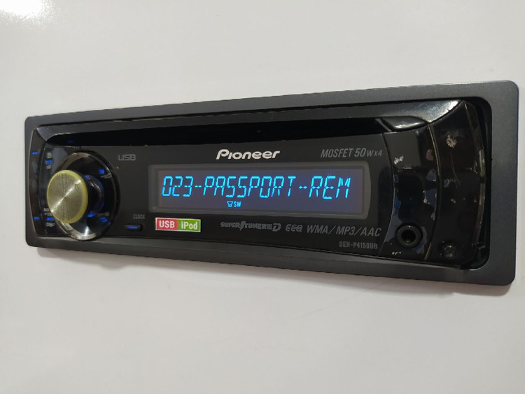 ضبط حرفه ای پایونیر مدل DEH-P4150UB شش خروجه ۴ ولتی
