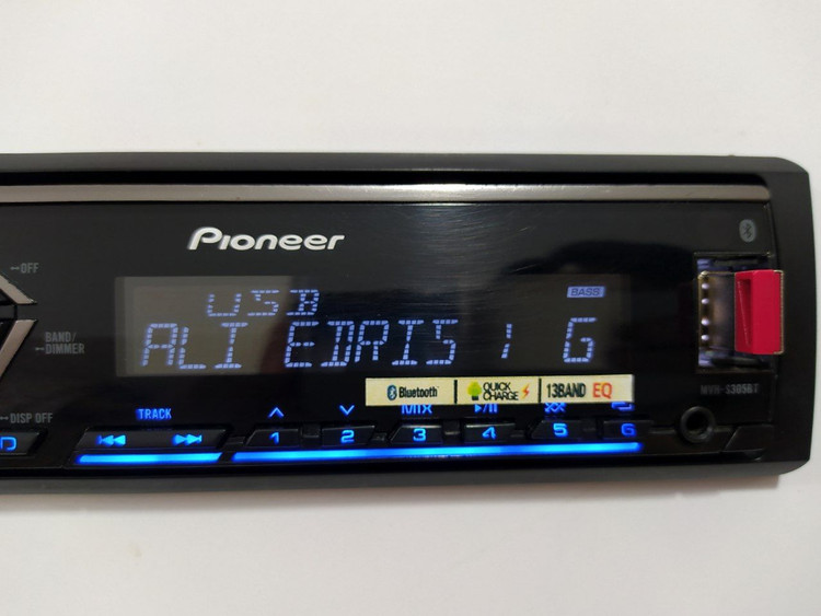 ضبط بلوتوث دار پایونیر مدل MVH-S305BT