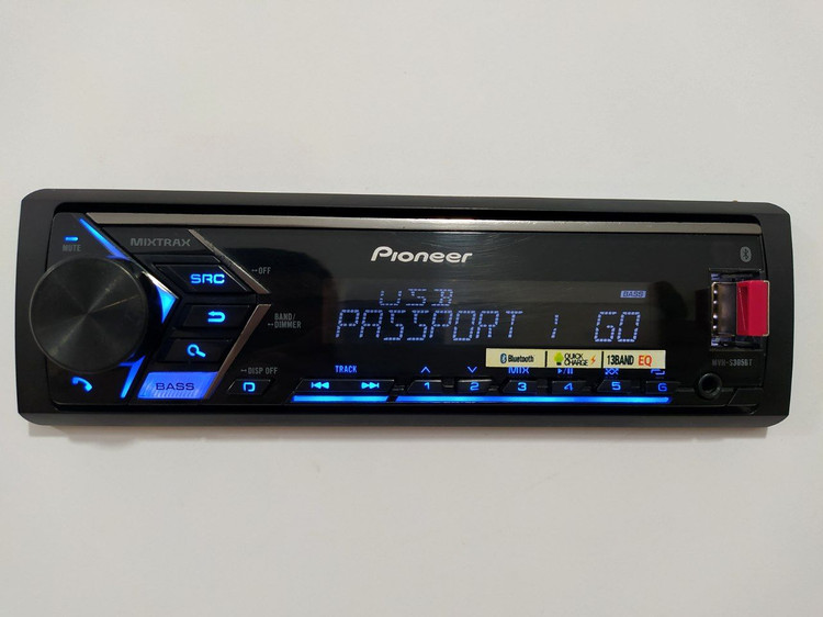 ضبط بلوتوث دار پایونیر مدل MVH-S305BT
