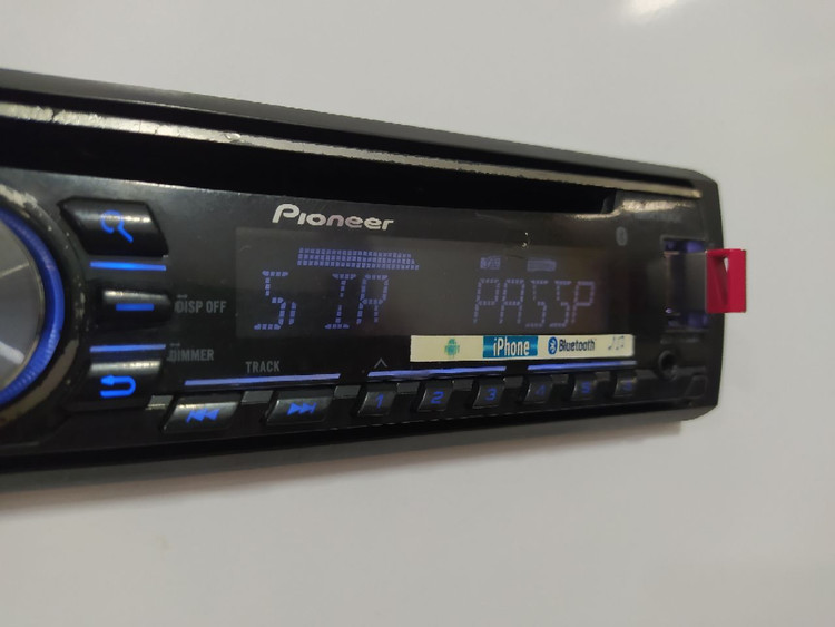 ضبط بلوتوث دار پایونیر مدل Pioneer DEH-S4750BT چهارخروجه