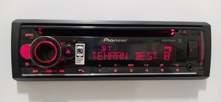 ضبط بلوتوث دار پایونیر مدل Pioneer DEH-S5250BT