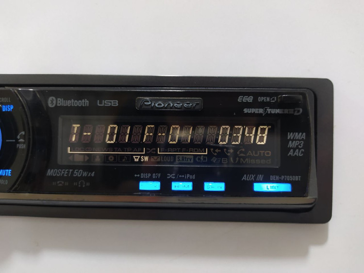 ضبط حرفه ای پایونیر Pioneer DEH-P7050BT شش خروجه بلوتوث دار سفارش اروپا