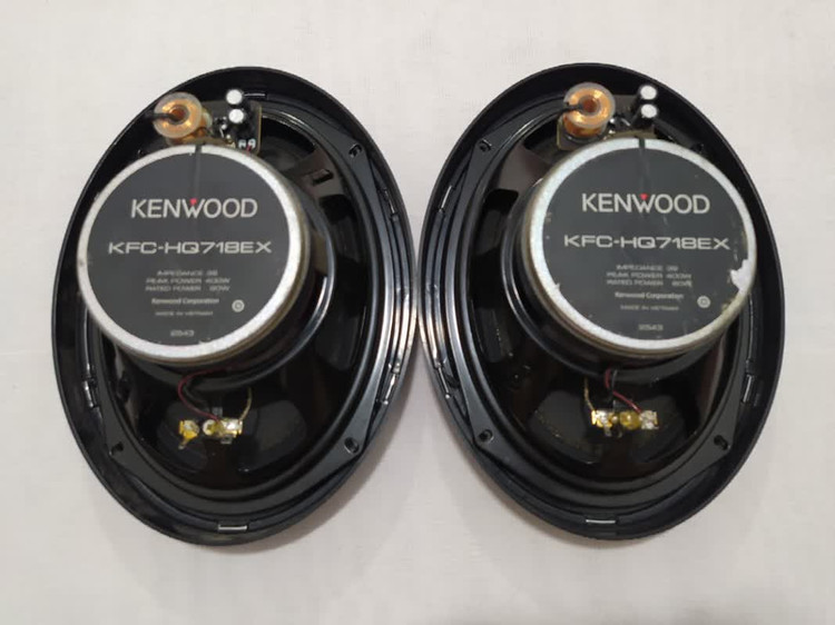 بلندگو کنوود Kenwood KFC-HQ718EX پشت مشکی به شرط اصلی