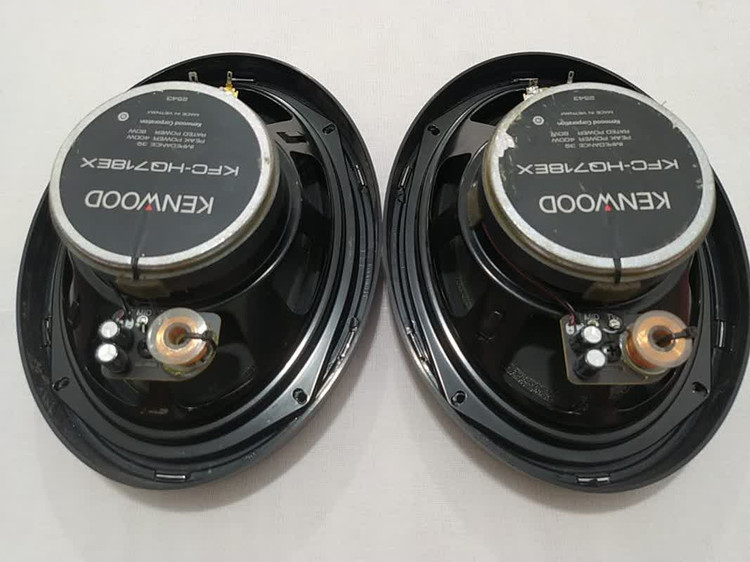بلندگو کنوود Kenwood KFC-HQ718EX پشت مشکی به شرط اصلی