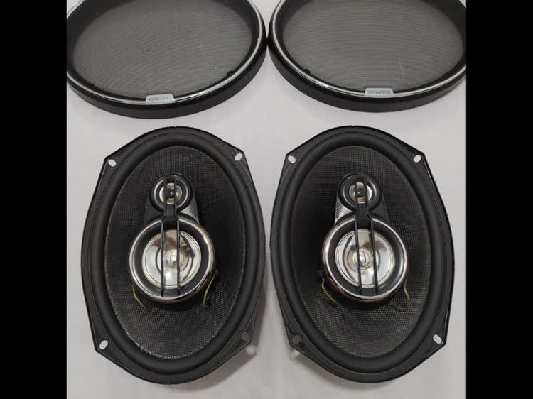 بلندگو کنوود Kenwood KFC-HQ718EX پشت مشکی به شرط اصلی