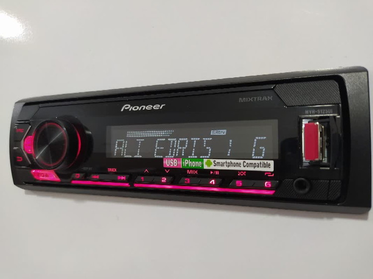ضبط پایونیر ۱۲۵ Pioneer MVH-S125UI چهارکانال