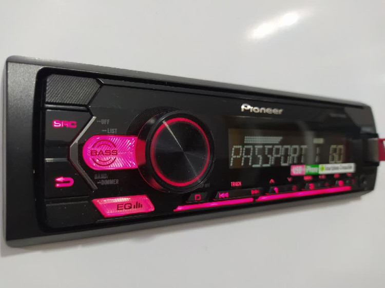 ضبط پایونیر ۱۲۵ Pioneer MVH-S125UI چهارکانال