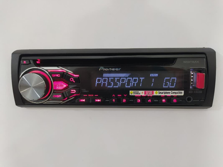 ضبط پایونیر مدل Pioneer DEH-S1853ub شش خروجه