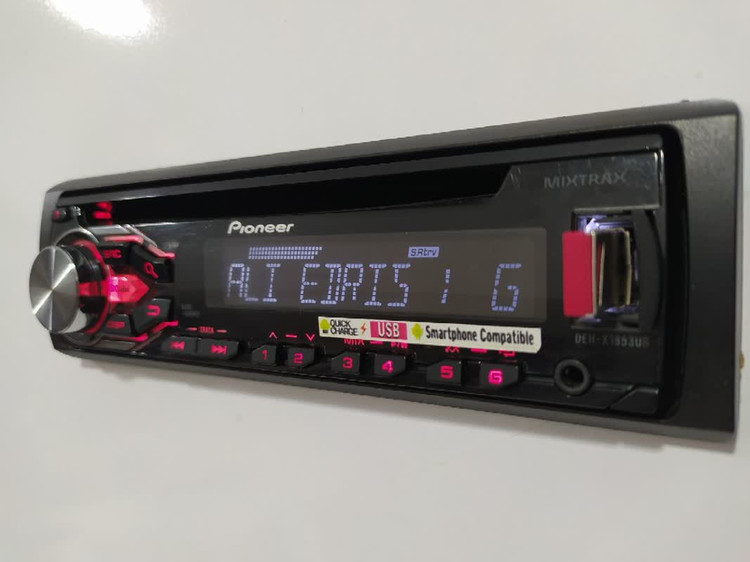 ضبط پایونیر مدل Pioneer DEH-S1853ub شش خروجه