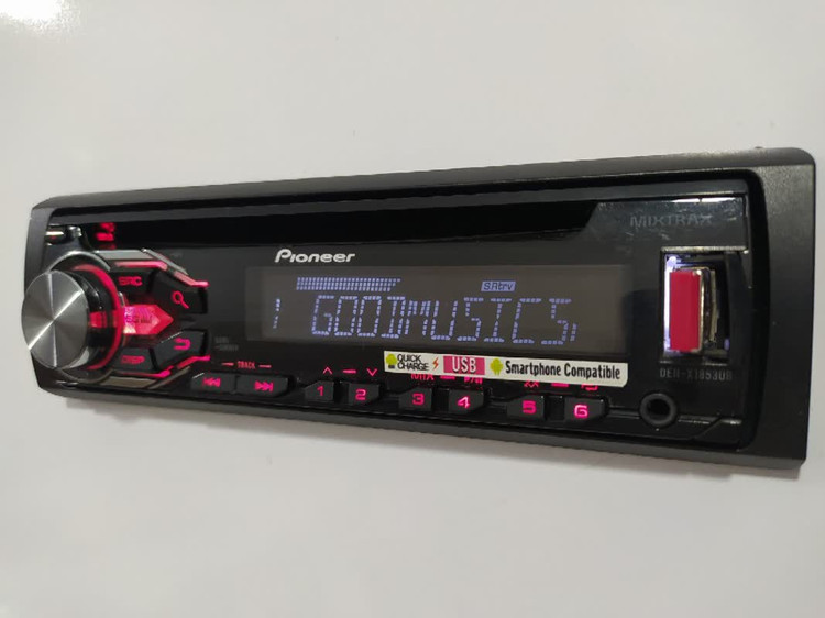 ضبط پایونیر مدل Pioneer DEH-S1853ub شش خروجه
