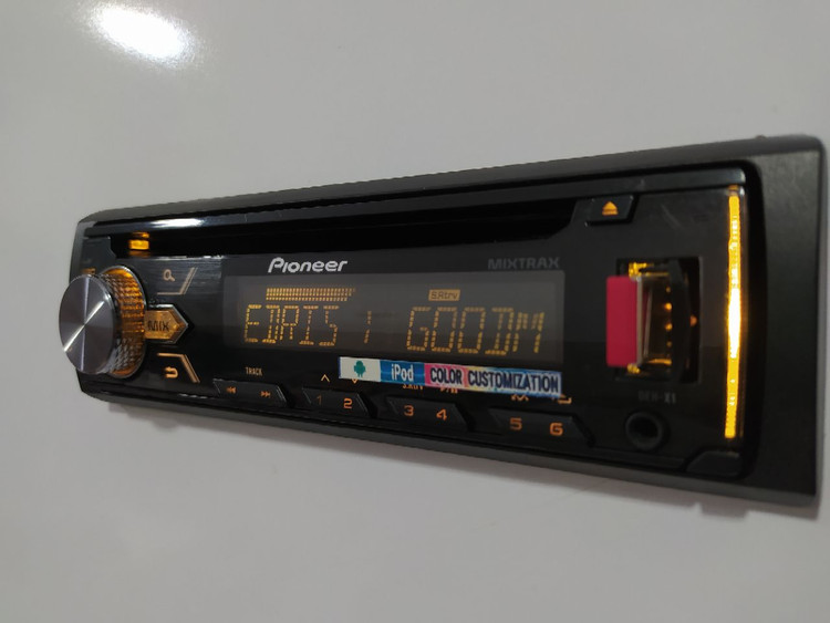 ضبط بلوتوث دار پایونیر Pioneer DEH-X1 چهارخروجه مولتی کالر