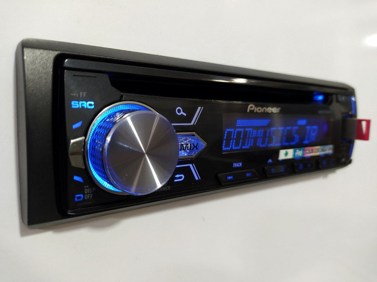 ضبط بلوتوث دار پایونیر Pioneer DEH-X1 چهارخروجه مولتی کالر