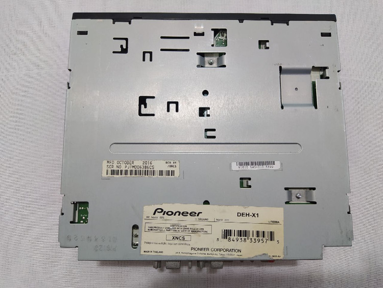 ضبط بلوتوث دار پایونیر Pioneer DEH-X1 چهارخروجه مولتی کالر