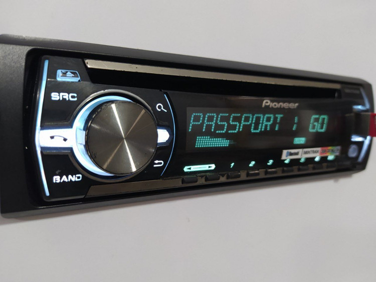ضبط پایونیر مدل DEH-X6550BT چهارخروجه مولتی کالر