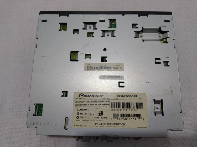 ضبط پایونیر مدل DEH-X6550BT چهارخروجه مولتی کالر
