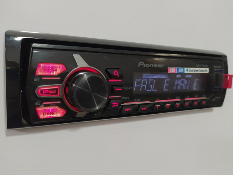 ضبط بلوتوث دار پایونیر مدل MVH-X175UI دو خروجی آمپلی فایر