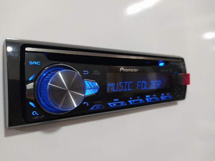 ضبط بلوتوث دار پایونیر مدل Pioneer DEH-S5050BT چهارخروجه