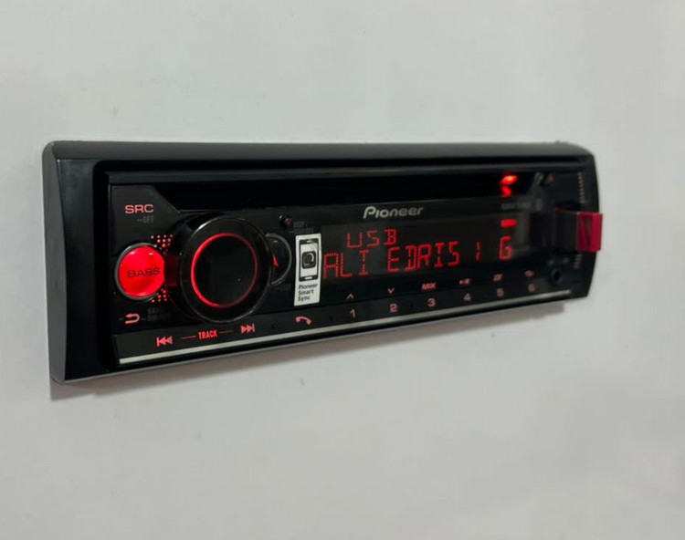 ضبط پایونیر مدل 5250bt چهارخروجه بلوتوث دار